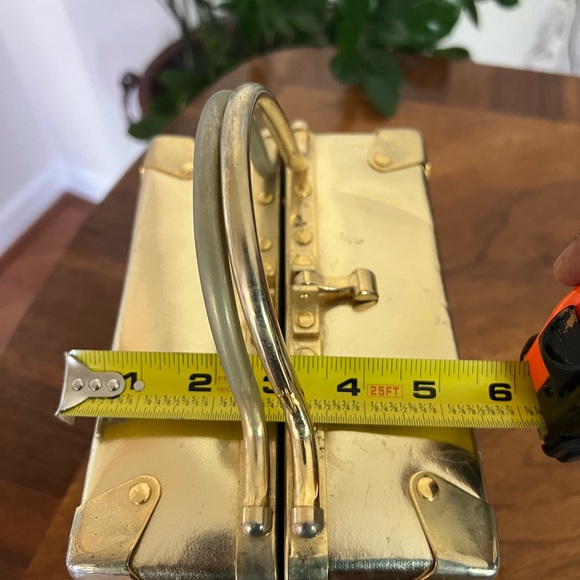 Gold Metallic Women's Handbag - Picture 5 of 7